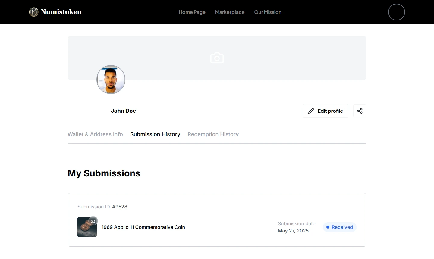 Submission history list style guide